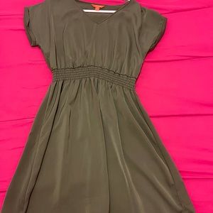 Olive green dress